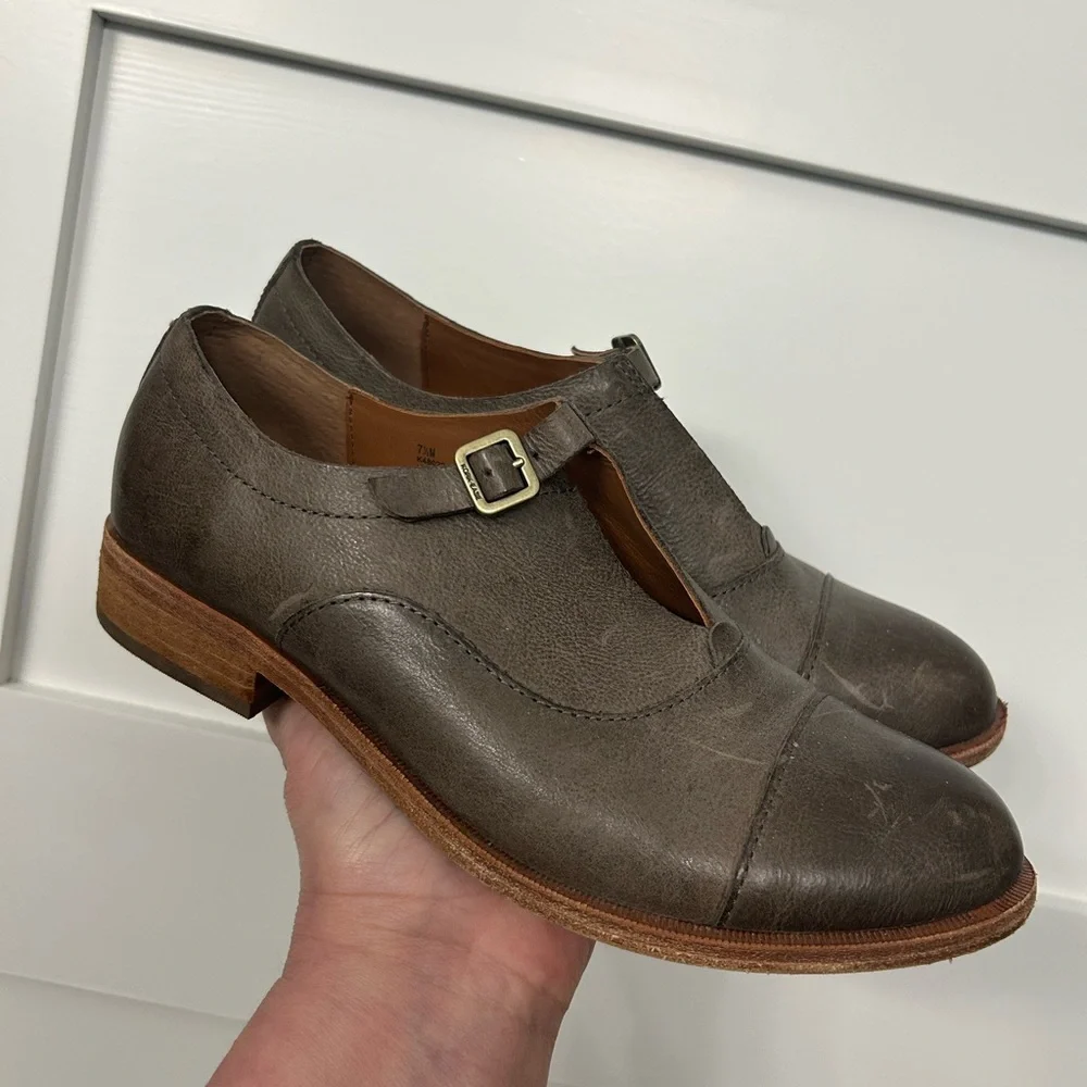 Kork-Ease Niseda Brown Leather Oxford Loafers Size‎ 7.5